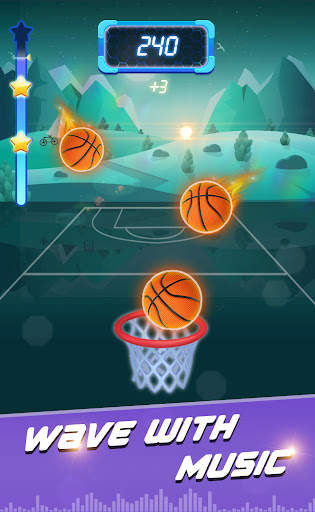 Beat Dunk - Free Basketball with Pop Music screenshot 4