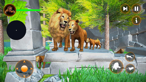 Lion Games Animal Wildlife Sim screenshot 1