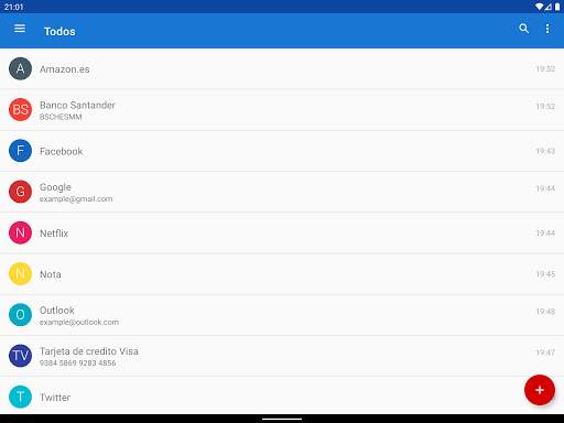 My Passwords - Datos Seguros screenshot 1