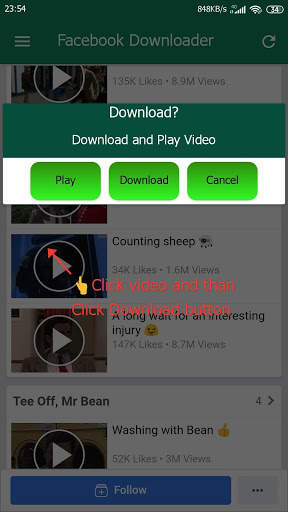 Video Downloader for Facebook screenshot 2
