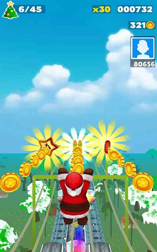 Santa Rail Rush Challenge screenshot 14