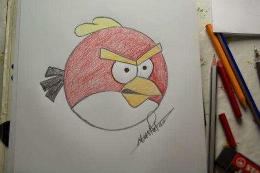 How to draw Birds Angry screenshot 1