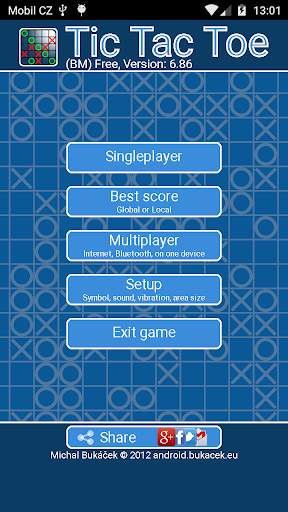 TicTacToe screenshot 1