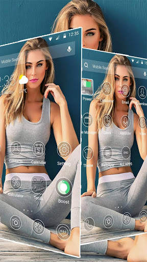 APUS Launcher Sexy Sports Girl Theme screenshot 2