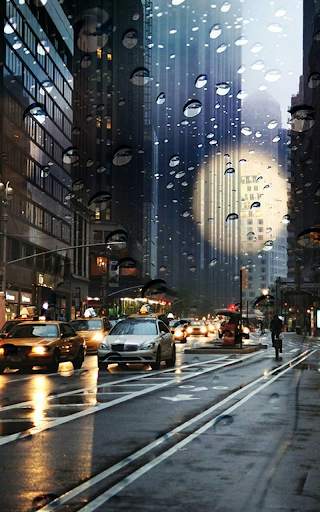 Rainy New York Live Wallpaper screenshot 4