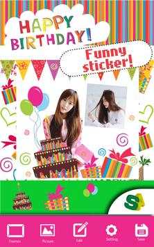 Happy Birthday Photo Editor screenshot 1