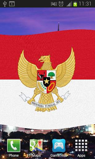 Indonesia Flag Live Wallpaper screenshot 8