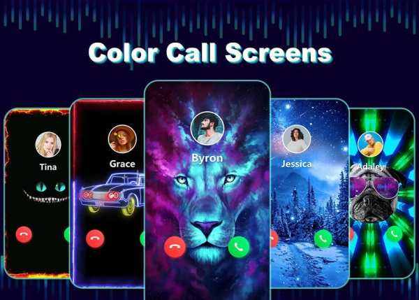 Color Call Screen - Call Flash screenshot 1