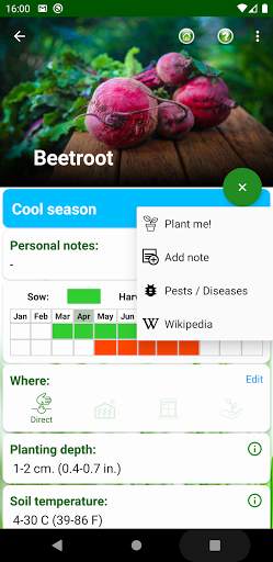 Sowing Calendar - Gardening screenshot 7