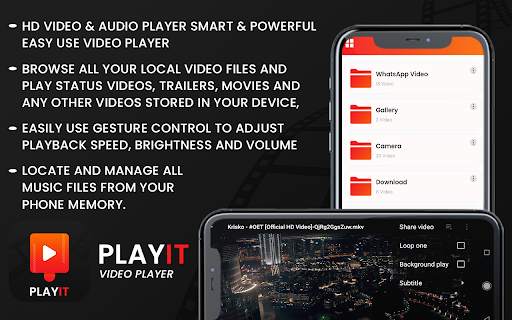 Playit - HD video player screenshot 1