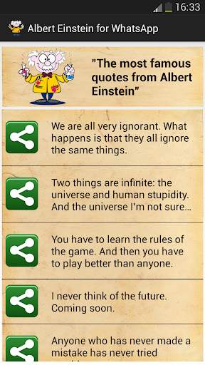 Albert Einstein for WhatsApp screenshot 1