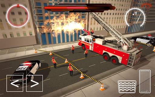 Firefighter Rescue Truck Games screenshot 3
