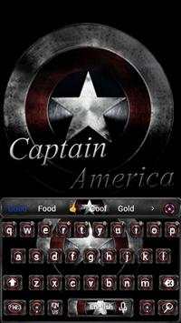 Captain America  Keyboard theme screenshot 1
