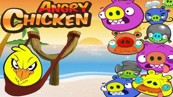 Angry Chicken Knock Down - Knockdown Angry Pigs скриншот 1