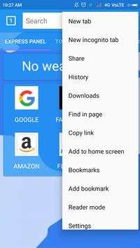 Fast Web Browser For Android screenshot 2