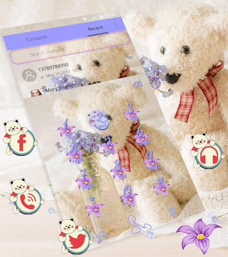 Teddy Bear Theme Forget-me-not screenshot 3