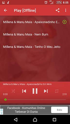 Millena Offline Música Completa screenshot 4