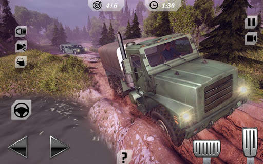 Offroad Trucker Muddy Car Drive: Hill Adventure screenshot 1