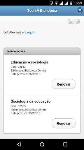 App SophiA Biblioteca screenshot 8