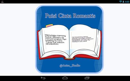 Puisi Cinta Romantis screenshot 5