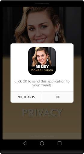 Miley Cyrus Songs Lyrics Offline (New Version) screenshot 3