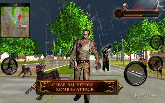 Perang 3D Zombie: Game Survival Commando screenshot 2