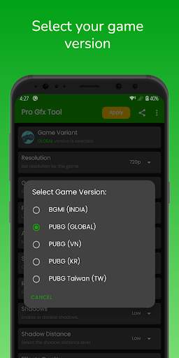 Sonic GFX Tool For PUBG - BGMI screenshot 3