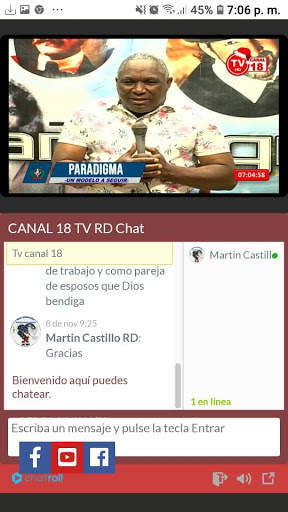 CANAL 18 TV RD screenshot 4