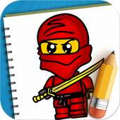 Drawing Ideas Lego Ninjago logo
