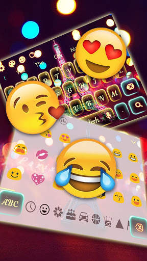Paris Night Keyboard स्क्रीनशॉट 3
