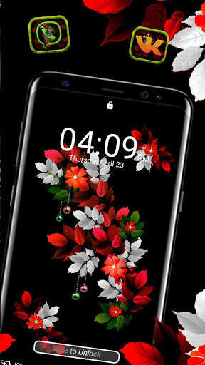 Floral Leaf Launcher Theme screenshot 4