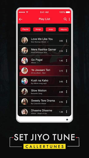 Jiyo Music : Set CallerTune , Set Jiyo Callertune screenshot 2