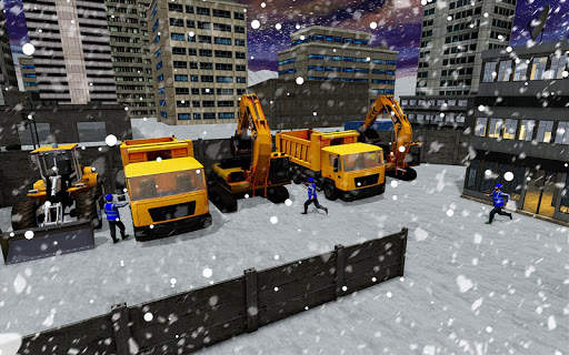 Offroad Snow Excavator Crane Sand Transport Truck screenshot 6