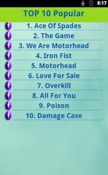 Lemmy Kilmister Motorhead Song screenshot 2