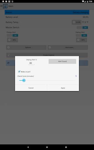Battery Alert 40-80 Lite screenshot 19