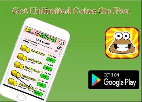 Coins On Pou Hack 2017 - Unlimited Gems ! - Prank screenshot 2