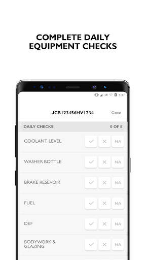 JCB Operator App screenshot 5