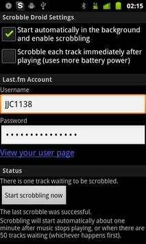 Scrobble Droid screenshot 2