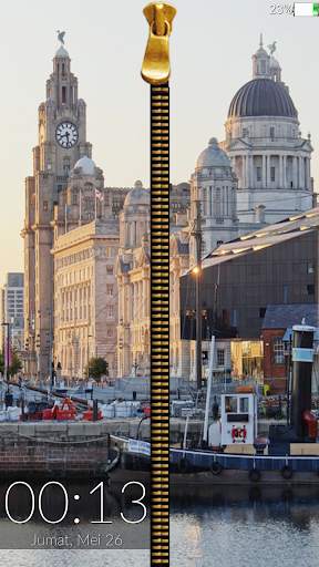 Liverpool Zipper Lock Screen 2 تصوير الشاشة