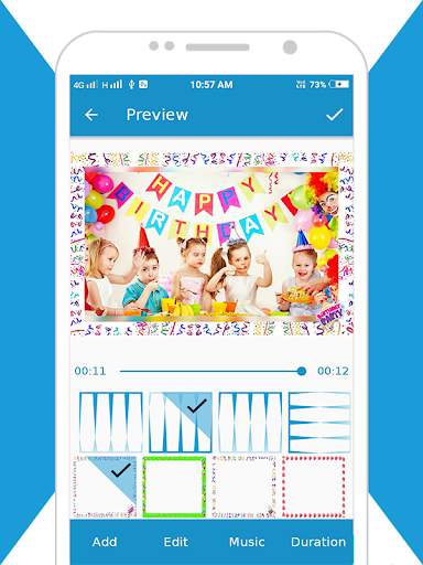 Birthday Video Maker & Music screenshot 4