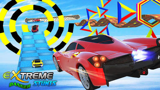 Unlimited Stunt Car - Incredible Flying Car Races screenshot 2