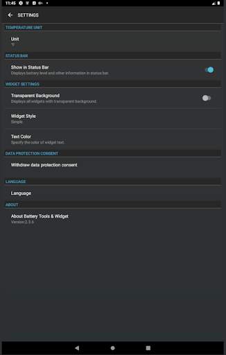 Battery Tools  & Widget 13 تصوير الشاشة