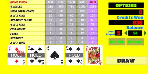 Deuces Wild - Video Poker screenshot 3