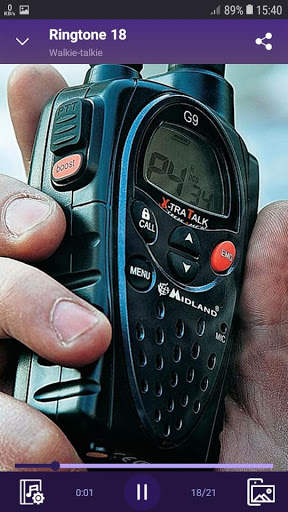Walkie-talkie - RINGTONES and WALLPAPERS screenshot 3