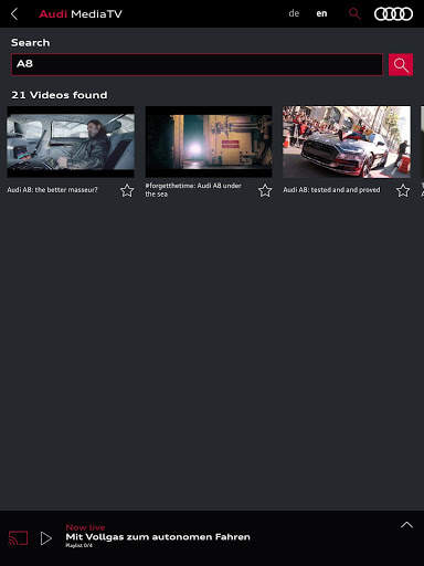 Audi MediaTV screenshot 11