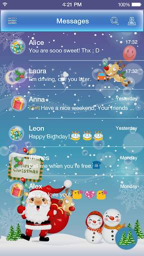 Merry Christmas emoji Keyboard screenshot 4