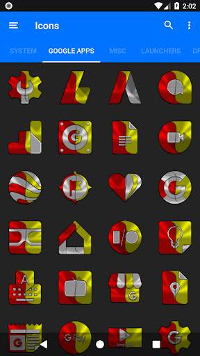 Red and Yellow Icon Pack screenshot 7