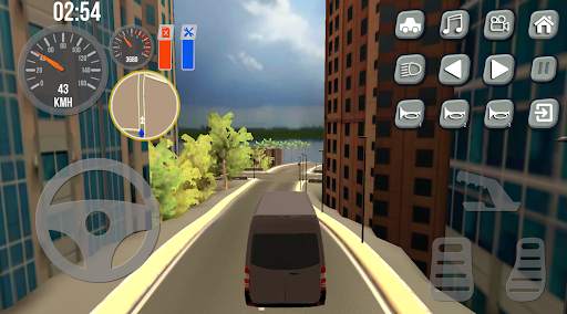 Van Minibus Car Simulator Game screenshot 4