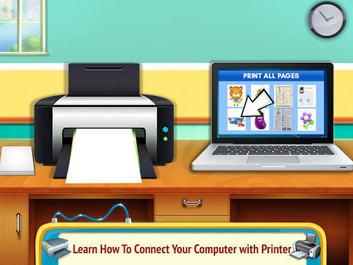 Printer Machine & Scanner Learning Simulator screenshot 2