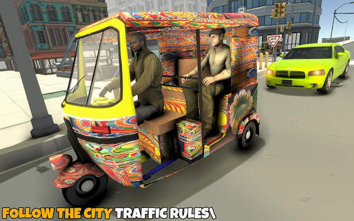 Modern Tuk Tuk Rickshaw Driving Simulator screenshot 1